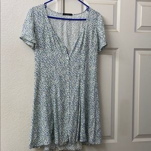 Brandy Melville - Blue Floral Lara Dress